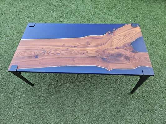 Custom Wood & Resin Table